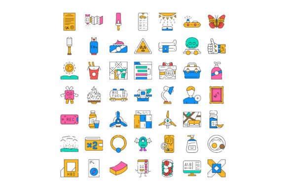 Choosing the Right Collection of Linear Icons Representing Modern Design Needs