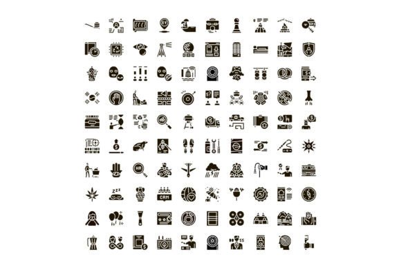 Choosing the Right Large Collection of Business, Finance, and Lifestyle Glyph Pictograms