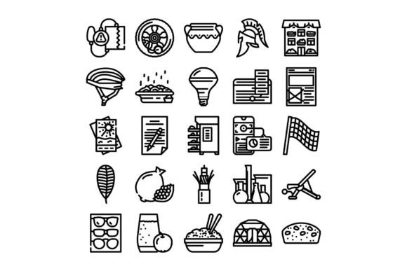 Diverse Line Icons: A Visual Design Essential