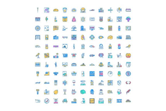 Doodle Icons Set Representing Various Co: A Versatile Visual Resource for Modern Design Projects