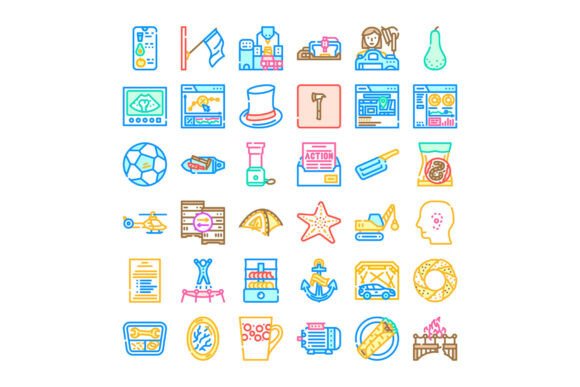 Interface Elements Set with Various Outlines: A Designer’s Best Friend