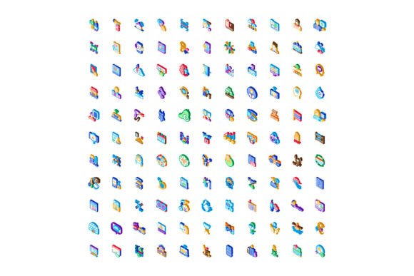Isometric Icons for Diverse Design Needs: A Comprehensive Overview