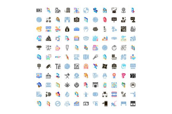 Isometric Linear Icons Collection Busine: A Versatile Choice for Modern Design Projects