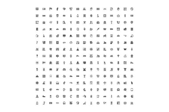 Large Collection of Minimalist Outline W: A Practical Resource for Modern Digital Design