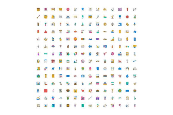 Pictograms Illustr Collection for Modern Design Projects