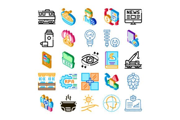Understanding Diverse Isometric Flat Vector Icons Coll: A Practical Resource for Modern Design