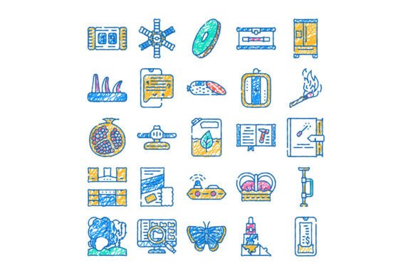 Unlocking Creativity with the Diverse Collection of Hand Drawn Doodle Graphics